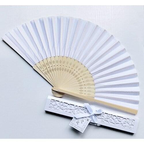 15 pcs Personalized Engraved Luxurious Silk Fold hand Fan in Elegant Laser-Cut Gift Box +Party Favors/wedding Gifts+printing