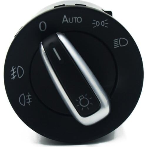 5ND941431B 5ND941431 B Auto Headlight Switch Fog Head Light Lamp Knob For VW Golf Je.tta Passat B6 Touran Tiguan 5ND 941 431B