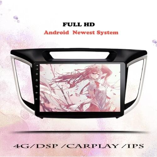 6G+128G 2 din Android 10.0 car DVD player for hyundai Creta ix25 2015 2016 2017 2018 2019 radio recorder Gps WIFI usb DAB+ 2DIN