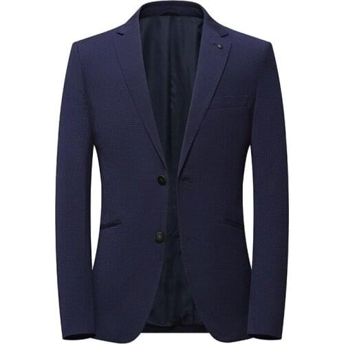 Blazer spring new slim jacket mens suit blazer mens business casual formal suit jacket wedding banquet mens blazer