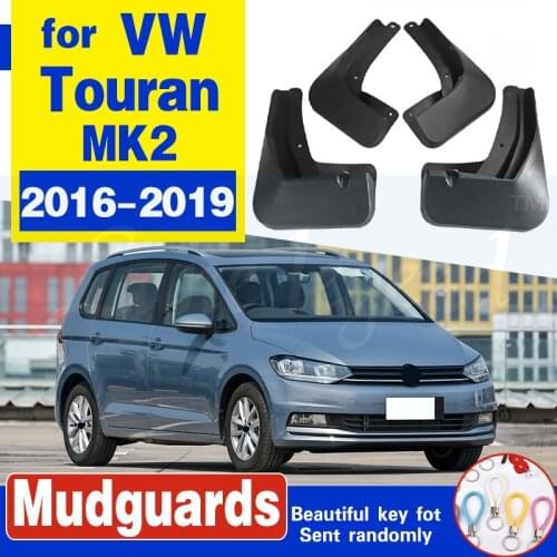 Front Rear Molded Car Mud Flaps For VW Touran 2016 2017 2018 Volkswagen Mudflaps Splash Guards Mud Flap Mudguards Fender