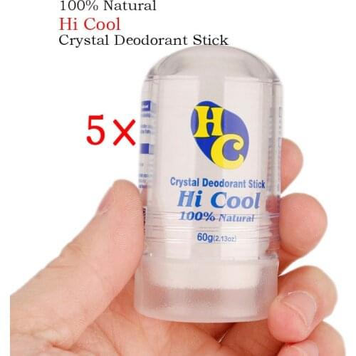5pcs/lot Clear Crystal Deodorant Stick 100% Natural Deodorant Stick Antiperspirant for Underarm Anti-sweat Cream Paste
