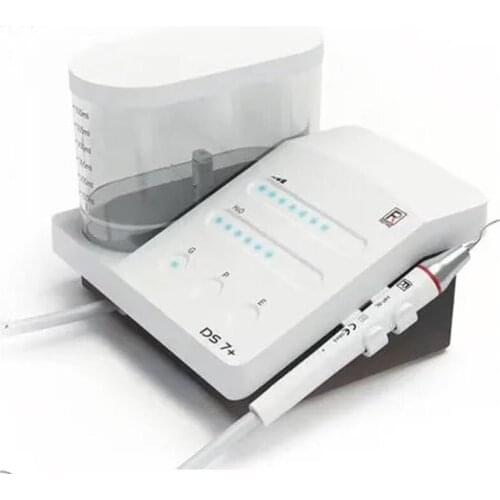 Maxpiezo7+ Ultrasonic Piezo Scaler EMS Woodpecker Dental Cavitron Scaler LED Handpiece Water Tank for Endo Perio Scaling 8 Tips