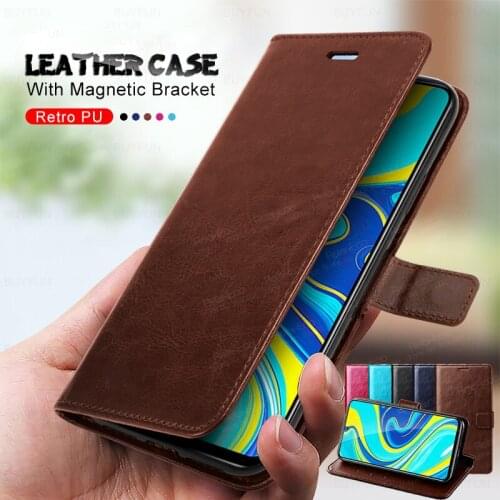 Leather Magnetic flip case For xiaomi redmi note 9 pro 9s on xiomi redmy note9 s not 9 redmi9 a c stand wallet phone Cover coque