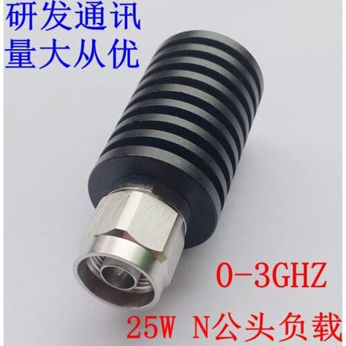 Male Head 25W N Type Dummy Load RF Coaxial Load Frequency DC-3Ghz 50ohm