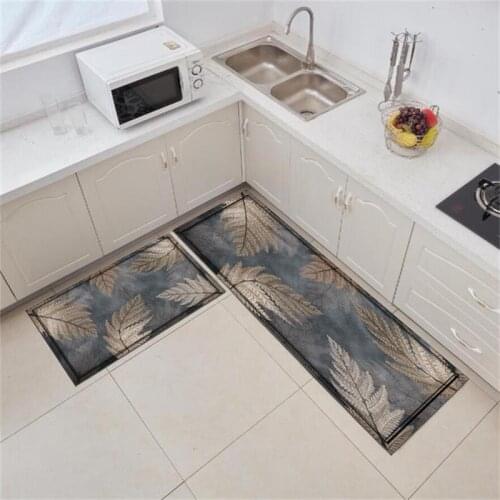 Anti-slip Kitchen Mat Modern Bath Carpet Entrance Doormat Absorbent Bedroom Living Room Floor Rug Hallway Carpet Home Decor