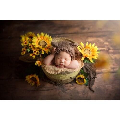 New woven basket studio baby photography shooting photography stand props basket container newborn photography props