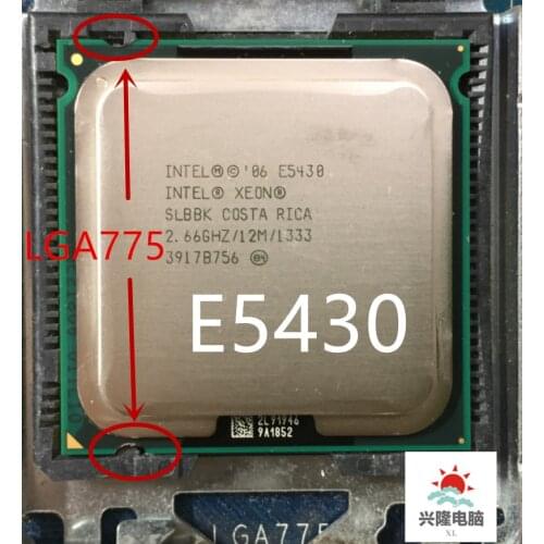 Lntel Xeon e5430 E5430 2.66GHz/12M/1333Mhz/CPU equal to LGA775 Core 2 Quad Q9300 CPU,no need adapter,works on LGA775 mainboard