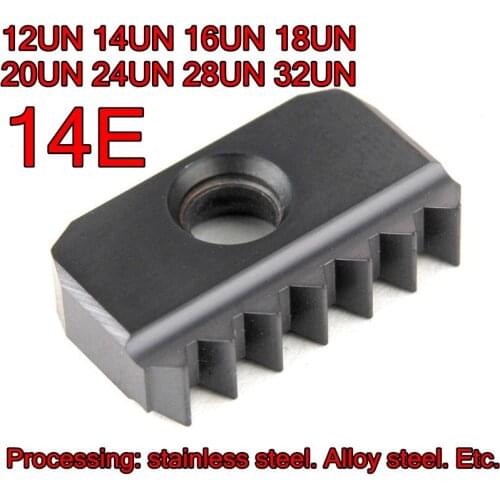 14E 12UN 14UN 16UN 18UN 20UN 24UN 28UN 32UN BR215 Threaded Milling insert Processing: stainless steel. Alloy steel. Etc