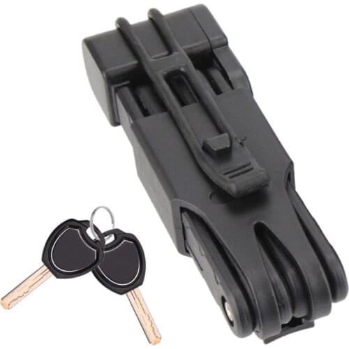 Folding Bicycle Lock MTB Road Bike Anti-theft Steel Lock Anti-hydraulic Shear XXUF