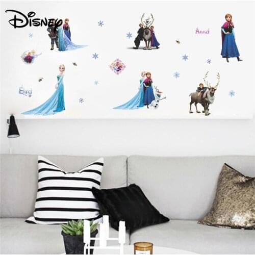 Disney cartoon anime stickers ice cold romance boys and girls room decoration stickers creative stickers