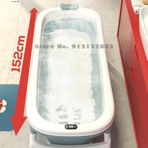 Bath Bucket Adult Foldable Bathtub Bath Bucket Adult Bath Basin Whole Body Sweat Large Children Bath Basin Household