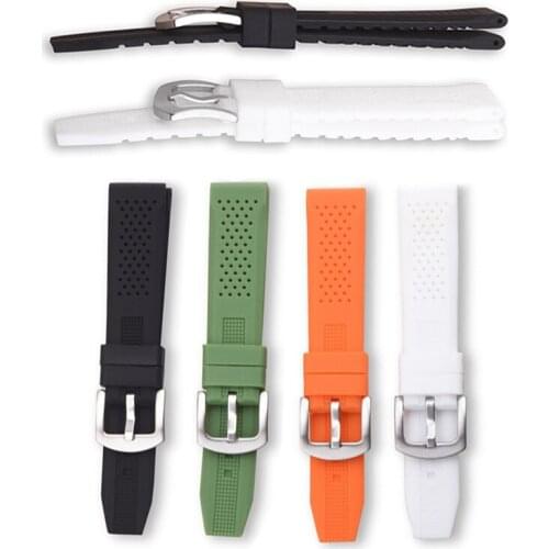 20mm 22mm Waterproof Sport Watch Strap Universal Soft Silicone Watchband for Gear S2 S3 Huami Watch Band Bracelet Accessories