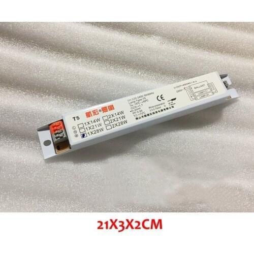 1Pc New 220-240V AC 28W Wide Voltage T5 Electronic Ballast Fluorescent Lamp Ballasts 50/60HZ
