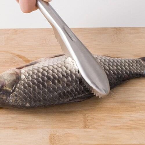 1pcs Cooking Tools Fish Cleaning Knife Fish Skin Scraper Stainless Steel Fish Scales Fishing Cleaning Kitchen Gadget Fish knife