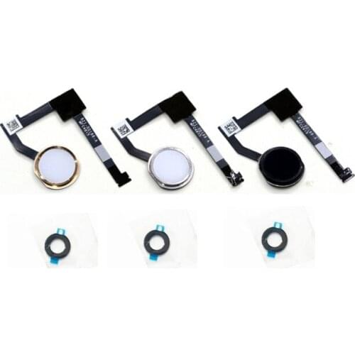 10pcs/lot Home Button Flex Connector Ribbon Cable Home Button Flex Cable with button For iPad air 2 for ipad 6