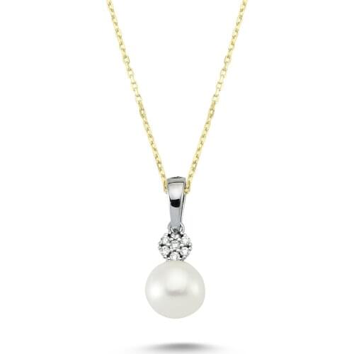 14k (585) Gold Pearl Necklace