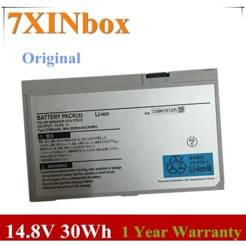 7XINbox 14.8V 30Wh 2020mAh Original PC-VP-BP92 OP-570-77015 Laptop Battery For NEC PC-VP-BP92 OP-570-77015