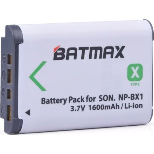 Batmax 1Pc 1600mAh NP-BX1 NP BX1 np bx1 Battery for SONY DSC RX1 RX100 RX100iii M3 M2 RX1R WX300 HX300 HX400 HX50 HX60