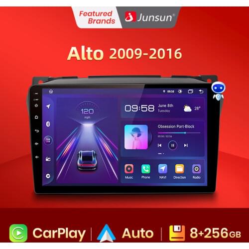 Junsun 2G+32G Android 10.0 DSP For Suzuki Alto 2009-2016 Car Radio Multimedia Video Player Navigation GPS 2 din dvd No CD Slot