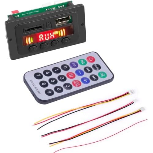 Kebidu Car MP3 Player Wireless Bluetooth Audio Decoder Board With Recording Function Supports MP3/USB/TF/LINE IN/FM/BLUETOOTH