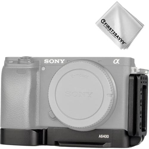 Quick Release L Plate Metal Hand Grip Arca Swiss Bracket Holder Compatible with Sony Alpha A6400 a6400 professional Versio