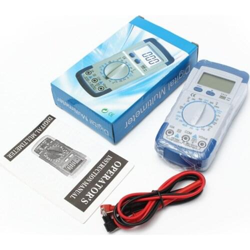 DC AC Voltage Diode Freguency Multitester Volt Tester Digital Multimeter Avometer Volt Ohm Amp Current Test With LCD Display