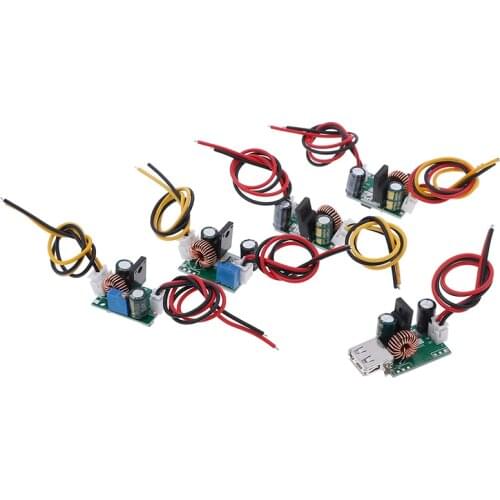 DC-DC Step-down Converter 120V 96V 84V 72V 60v 48v 36v To 5V 12v 24v USB Power With Cable