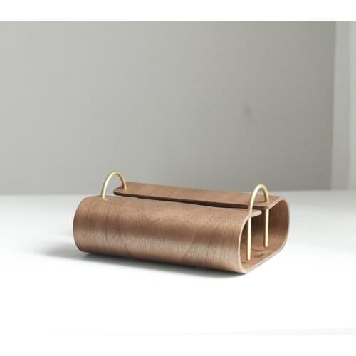 Storage Wooden Tissue Box Holder Nordic Creative Napkin Car Baby Wipes Case Retro Rolling Tray Servilletero Tissue Boxes BY50TB