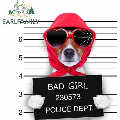 EARLFAMILY 13cm x 12.3cm For Dogs Refrigerator Fine Decal Repair Car Stickers Funny Graffiti Sticker Waterproof for VAN JDM RV