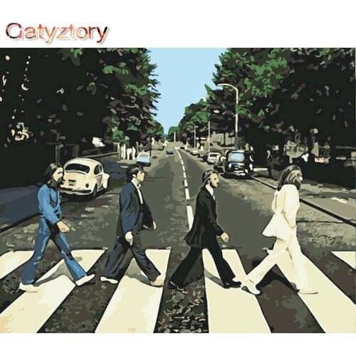 GATYZTORY Frame Picture DIY Painting By Numbers Kit Wall Art Canvas Painting Figure Painting Handpainted Oil Painting For Home