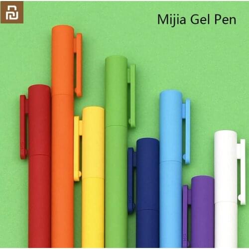Newest 8pcs/box Youpin Kaco K1 gel pen with black 0.5 neutral pen Colorful colors black refill smooth writing