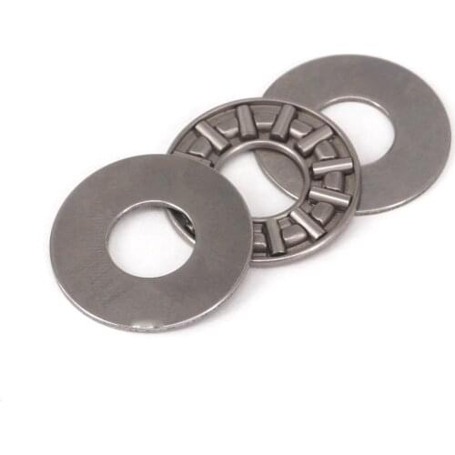 10pcs 10x24x2mm Thrust Needle Roller Bearing AXK1024 ABEC-1 Each With Two Washers