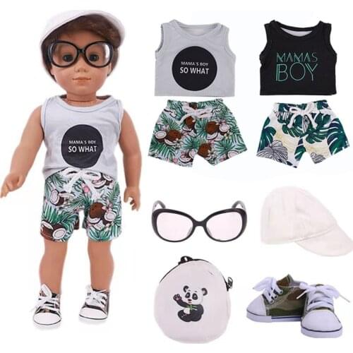 Doll Travel Set Fit 18Inch American&43CM Reborn New Born Baby Doll Clothes Accessories Nenuco Ropa Generation Girls DIY Toys