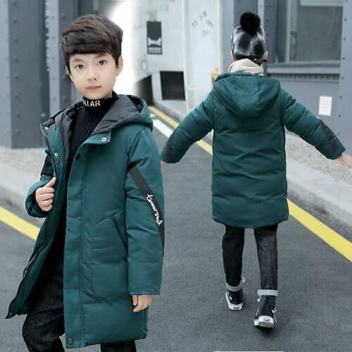 Autumn Winter Children Outerwear Coat Sporty Waterproof Windproof Thicken Cashmere Hooded Jacket For Boy Kids clothes Boy Jacket