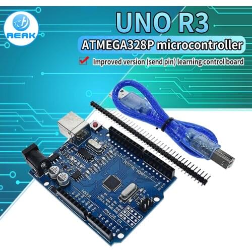 Modified version One set UNO R3 CH340G+MEGA328P Chip 16Mhz For Arduino UNO R3 Development board + USB CABLE
