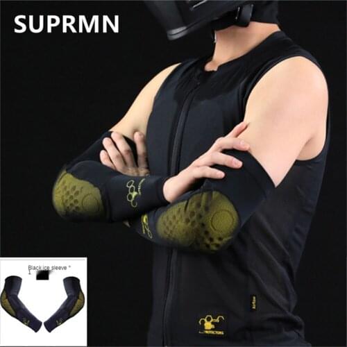 Motorcycle summer ice silk anti-fall elbow pads riding breathable protective ice sleeves riding sun protection gear