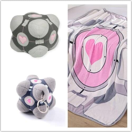 Anime Game Portal 2 Coral Fleece Throw Blanket Soft Warm Bed Sheet 150*120CM New