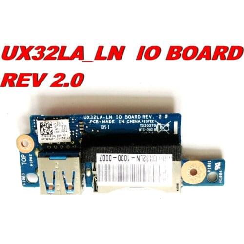 Original For ASUS UX32LA USB SD CARD BOARD UX32LA_LN IO BOARD REV 2.0 tested good Free shipping