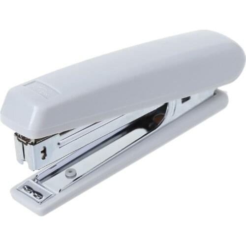 Portable Metal Manual Stapler Uses No.10 Staples Desktop School Office Supplies