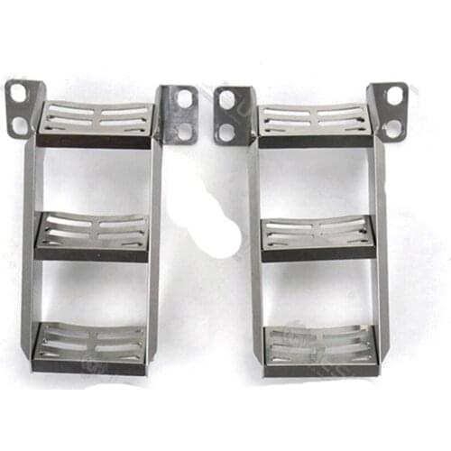 RC Truck Stainless Steel Decorative Ladder Fit For Tamiya 1/14 RC Tractor Trailer Volvo Truck FH16 56360 Remote Control Toys