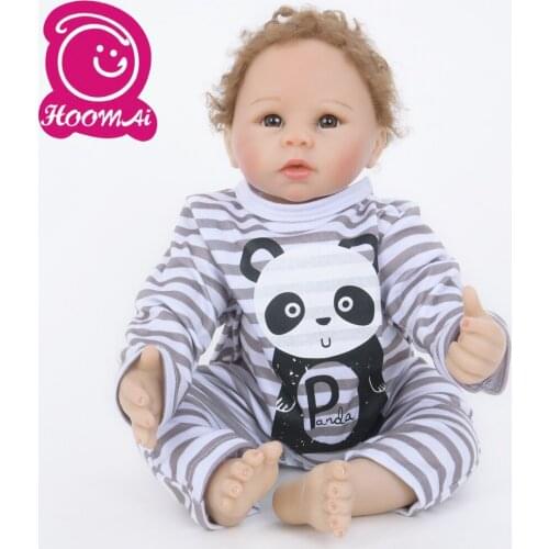 Lifelike Bebe Reborn Dolls Cute Soft Silicone Cotton Handmade Baby New Toy Doll For Kid Birthday Gift Early Education 18" 45CM
