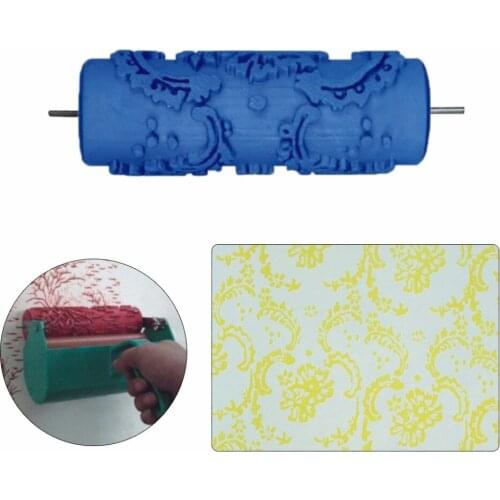 5" Embossed Paint Roller Sleeve Wall Texture Stencil Brush Pattern Decor 082Y -103Y
