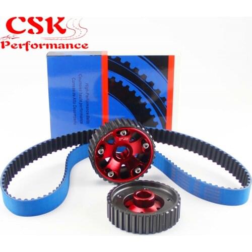 Timing Belt +Cam Gear Pulley For Honda B16A 99-00 Civic Si 94-97 Del Sol VTEC
