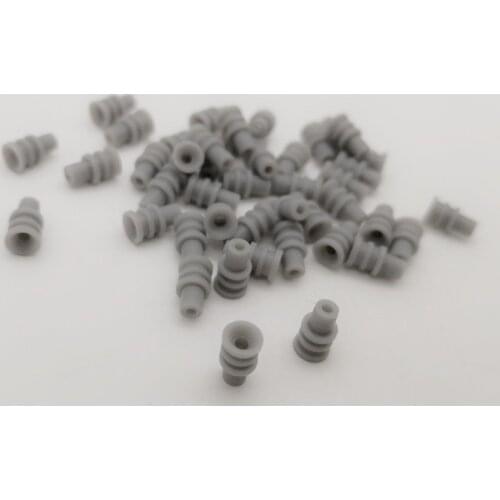 500pcs/lot 20-22AWG Grey Connector Wire Waterproof Rubber Seal For Audi VW Skoda Seat 000979009E N 907 647 01