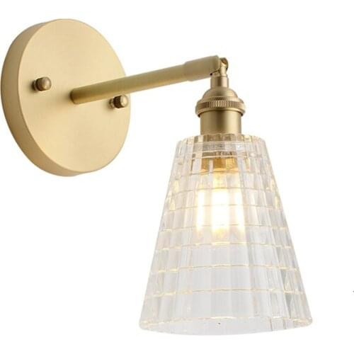 Modern Nordic Copper Wall Lamp Creative Bedside Lamp For Corridor Applique Murale Led Bedroom Light Deco Maison Bedroom Light