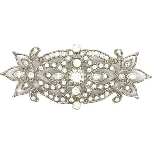 Rhinestone carystal Flower Brooches For Bridal Wedding party prom pin Women Concert Jewelry Brooch Pins Gifts