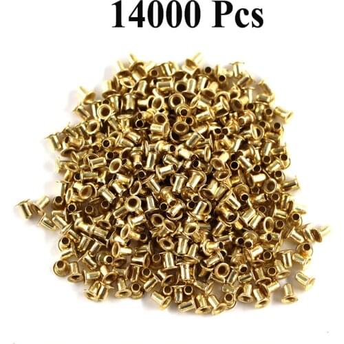 14000PCS/Bag Supplies Beekeeping Tools Italian Bee Beehive Nest Box Threading Hole Bees Nest Foundation Copper Eye Hive Tools