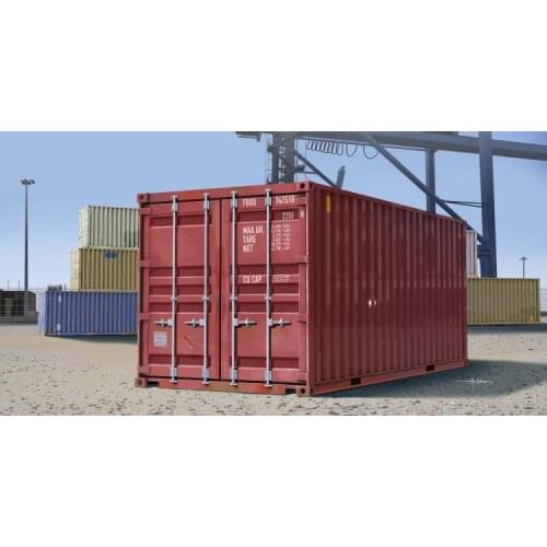 TRUMPETER 01029 1/35 Scale 20ft Container Plastic Model Building Kit