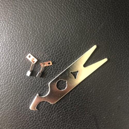 1set =2pcs carbon brush+Handle maintance Wrench Part for dental saeshin strong 210 102L 105L 90 204 manicure machine